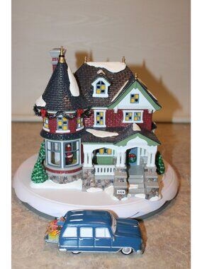 Dept 56 Snow Village - 1224 Kissing Claus Lane Gift Set
